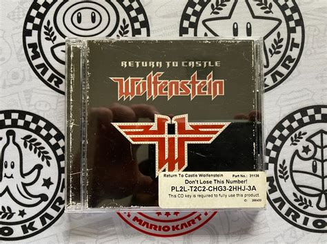 Return To Castle Wolfenstein PC 2001 Windows ID Software With CD