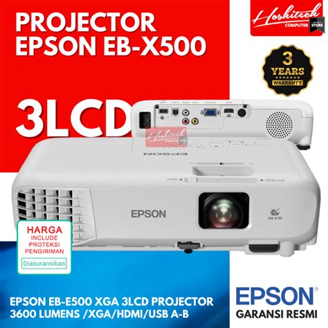 Jual Proyektor Epson Eb X Xga Lcd Projector Lumens Garansi