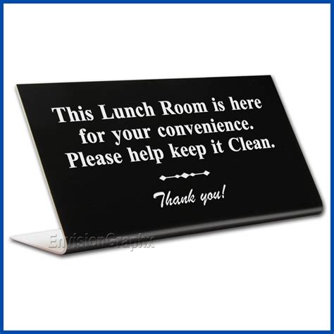 Keep Lunch Room Clean