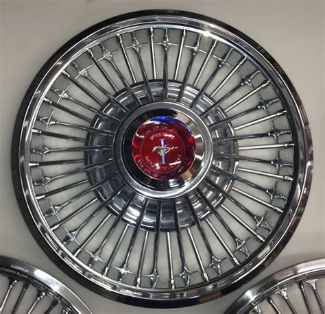 Nos New Fomoco Ford Mustang Wire Wheel Covers Hubcaps Gt Mach