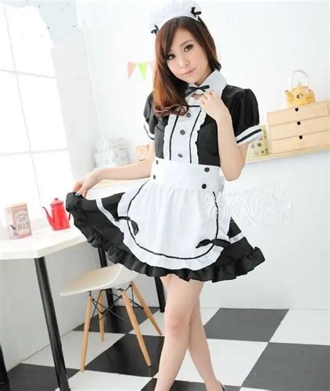 Cute Maid Costume For Women Coffee Maid Suit Maid Cosplay Sissy Maid Sexy Uniform Halloween