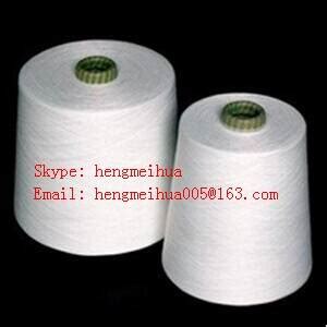 Polyester Spun Yarn Virgin 30S Raw White WUHAN HENGMEIHUA IMPORT AND