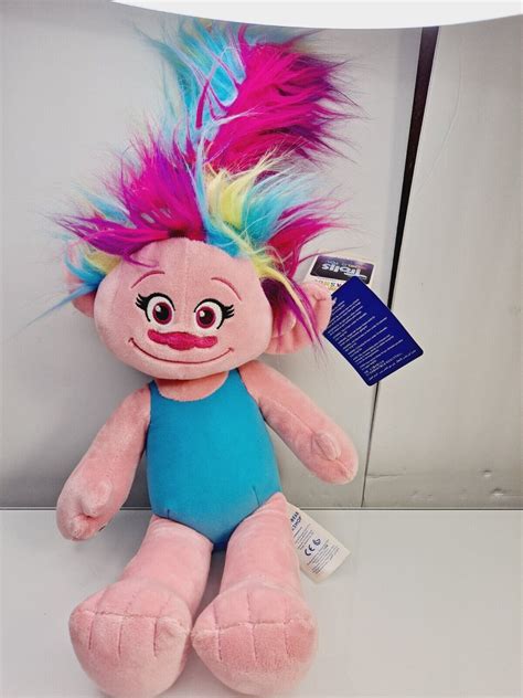 Build A Bear Trolls Princess Poppy Plush Rainbow Hair Doll Bab Stuffed Doll 16 Ebay