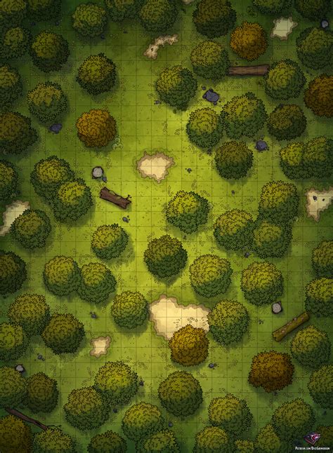 Dnd Forest Map Roll20 Onze Wallpaper