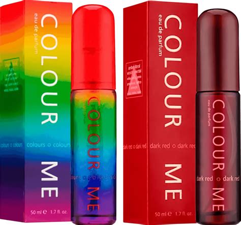 Kit Unissex Colour Me Colours 50ml E Dark Red 50ml Eau De Parfum