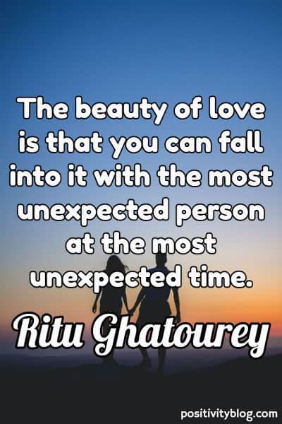 Unexpected Falling In Love Quotes On Life And Beautiful Surprises