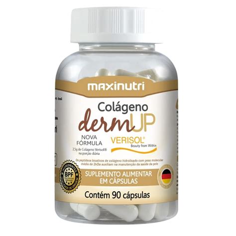 Colágeno DermUP Verisol 90 cápsulas Maxinutri Mille Grani