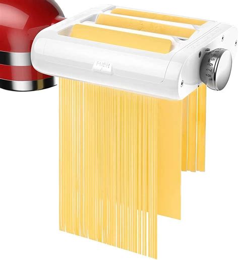 Rethone Pasta Maker Attachment For Kitchenaid Stand Mixers 3 In 1 Set