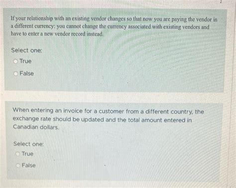 Solved If Your Relationship With An Existing Vendor Changes Chegg