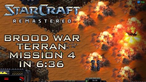 StarCraft Remastered Broodwar Terran Mission 4 Assault On Korhal