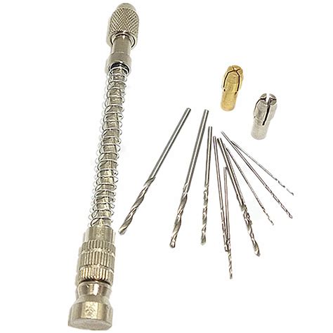 10pcs Mini Micro Drill Bits Set Twist Drill Bit 0.6 2mm With Semi ...