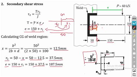 In Plane Eccentricity Eccentric Loaded Welded Joints Design Of