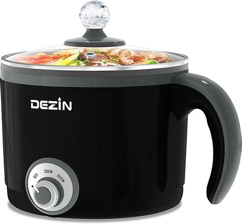 Amazon Dezin Hot Pot Electric 1 5L Rapid Noodles Cooker Non