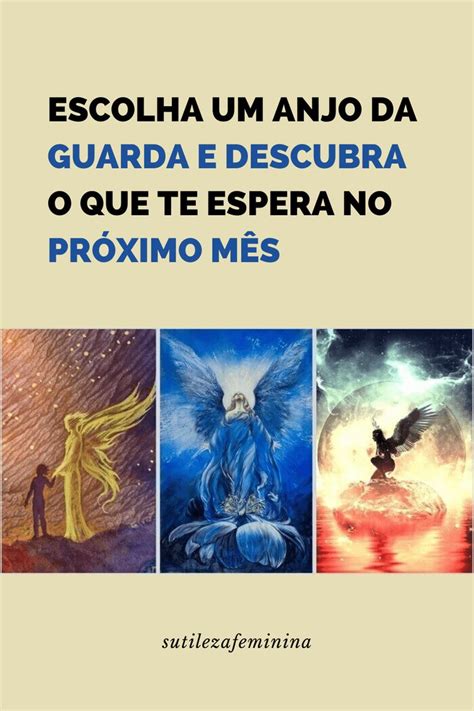 Escolha um anjo da guarda e descubra o que te espera no próximo mês