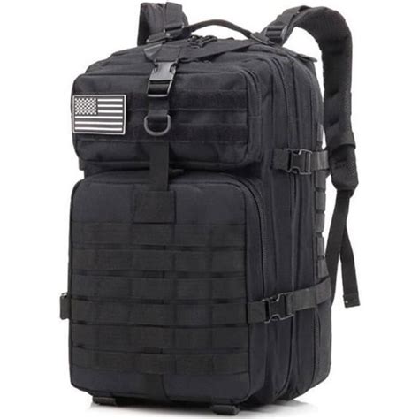 L Sac Dos Tactique Militaire De Grande Capacit Pour Hommes Noir