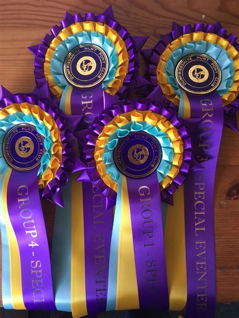 Three Tier Rosettes With Star Points Ribbon Rosettes Award Ribbon