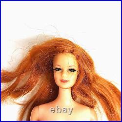 Stacie Vintage Barbie Doll Red Hair Twist And Turn TNT 1966 Japan