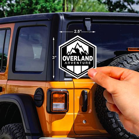 Customizable Overland Suv Adventure Window Sticker Decal Etsy