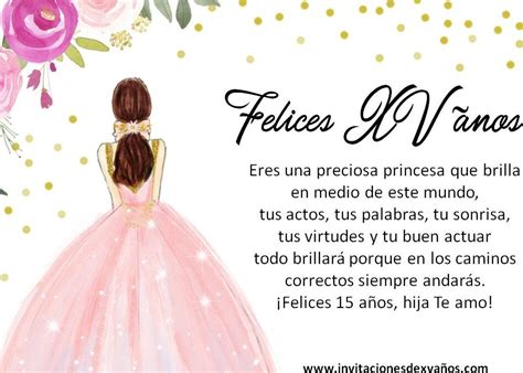 39 frases para dedicar a una quinceañera Mensajes especiales para