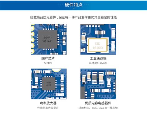 E01c Ml01dp5 Si24r1芯片spi射频模组 无线通信模块