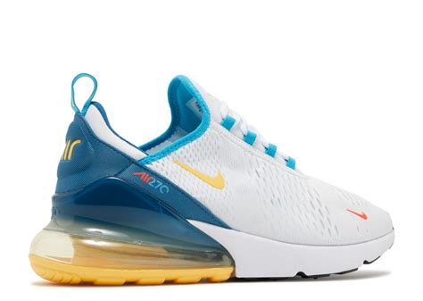 Air Max 270 White Industrial Blue Citron Nike Fj4000 100 Whiteindustrial Blueblue