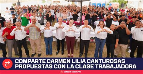 Comparte Carmen Lilia Canturosas Propuestas Con La Clase Trabajadora