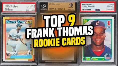 Top Frank Thomas Rookie Cards Worth Money Sportscards Youtube