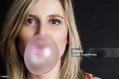 Blowing Bubble Gums Stock Photo Download Image Now Adult Adults