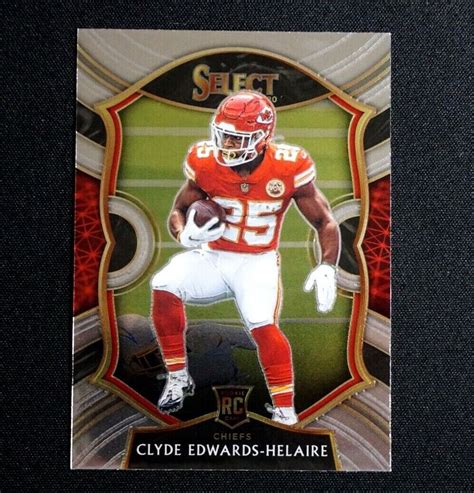 Clyde Edwards Helaire Rookie Concourse Level Rc Select Football