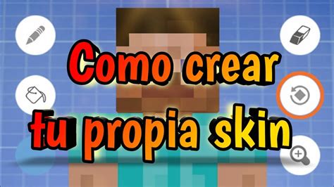 Como Crear Tu Propia Skin Para Minecraft PE 2022 YouTube