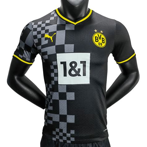 Camiseta De Futbol Visitante Borussia Dortmund 2022 23 Para Hombre