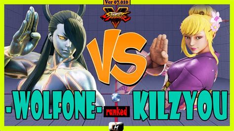 Sfv Champion Edition 🌟 Wolfone Seth Vs Karin Bms Kilzyou 🌟 Street Fighter V 🌟 Youtube