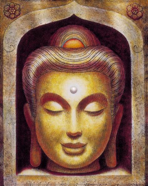 Golden Buddha Painting By Sue Halstenberg Pixels