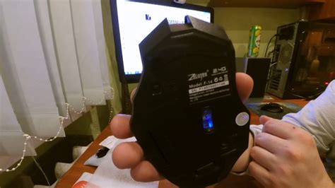 Unboxing Zelotes F 14 Wireless Gaming Mouse Распаковка Zelotes Ф 14 беспроводная игровая