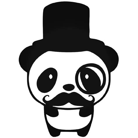 Úri Panda matrica - Matrica Shop matrica webáruház