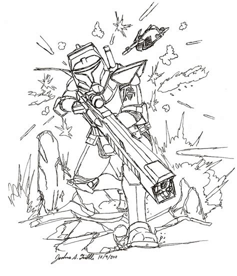 Printable Clone Trooper Coloring Pages