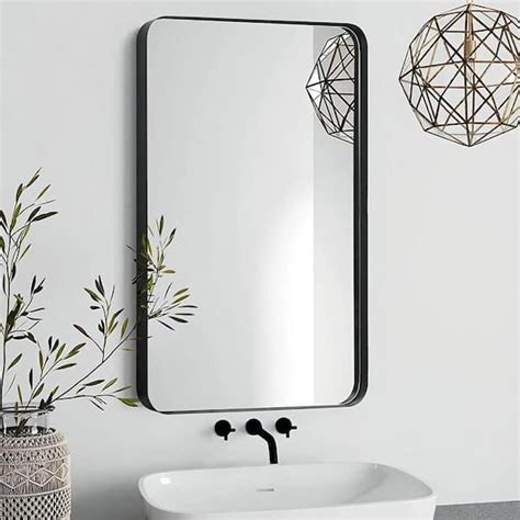 Toolkiss In W X In H Rectangular Aluminum Framed Wall Bathroom