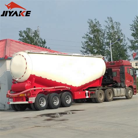 45cbm V Type 3 Axles Grain Corn Transport Cement Tanker Bulk Cement