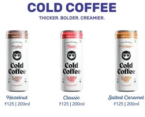 Ml Sleepy Owl Cold Coffee Cans At Rs Can In Mumbai Id