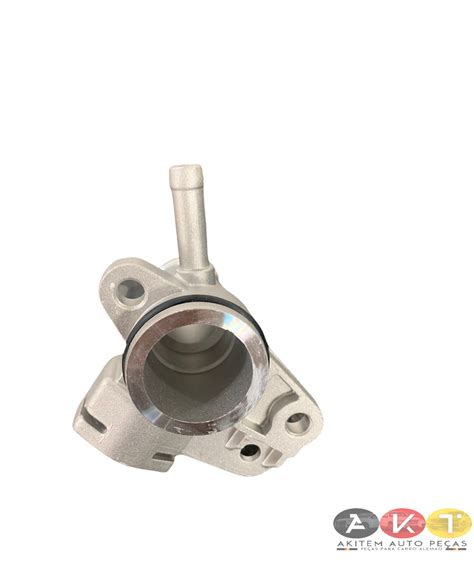 FLANGE AGUA CABEÇOTE AUDI A3 Q3 GOLF FUSCA JETTA PASSAT ALUMINIO Akitem