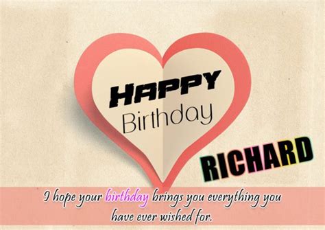 Happy Birthday Richard - AZBirthdayWishes.com