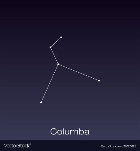 Constellation As It Can Be Seen Naked Eye Vector Image