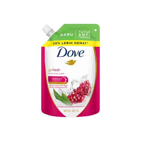 Jual Dove Body Wash Go Fresh Pomegranate Revive Refill Ml Shopee