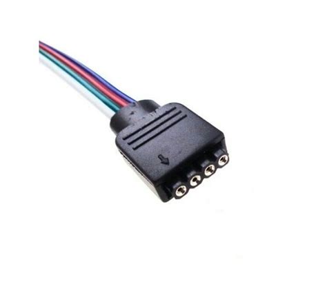 Conector Controladora Fita Led Rgb Cm Vias Eletro Parts