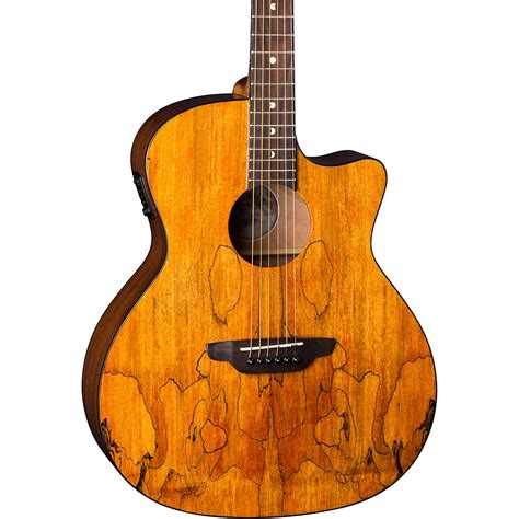 Luna Guitars Gypsy Spalt Grand Auditorium Acoustic Electric Guitar