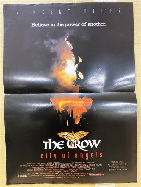 The Crow: City of Angels (Vincent Perez) - Movie Poster 40x60cm - Miramax Films 1996