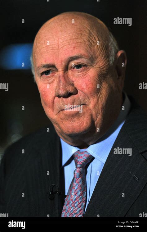 Former South African President Frederik Willem De Klerk Attends The