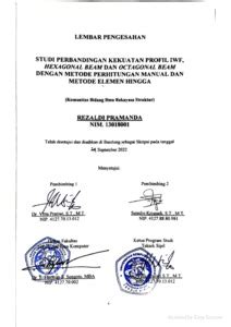 Studi Perbandingan Kekuatan Profil Iwf Hexagonal Beam Dan Octagonal