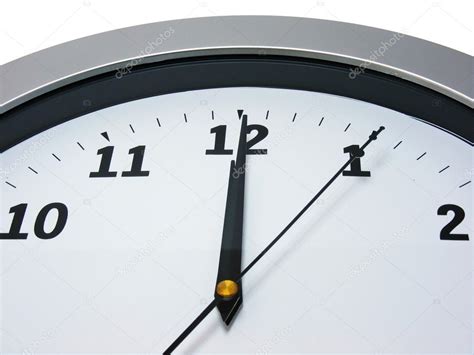 12 o'clock on wall clock New Years Eve — Stock Photo © gcpics #4481391