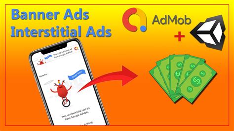 Integrate Admob In Unity Banner Ads Interstitial Ads 2022 YouTube